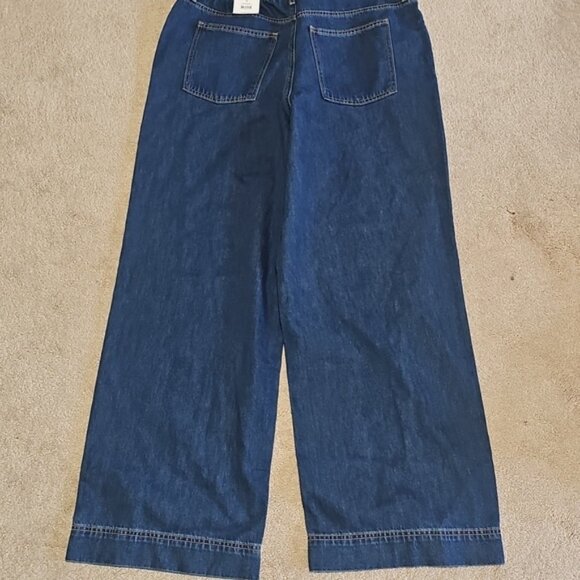 Free Assembly Womens Wide Leg Trouser Jeams - Picture 4 of 7